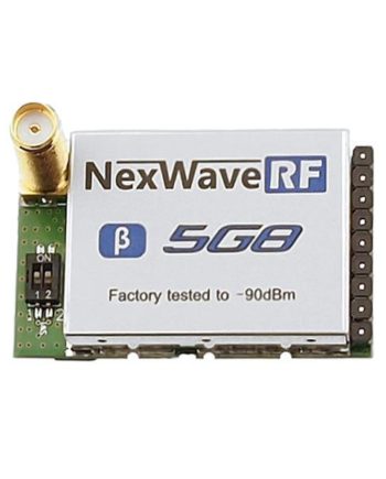 Nexwave 5.8ghz Dominator module for fatshark goggle systems. This receiver works with beta (bosom) frequencies.