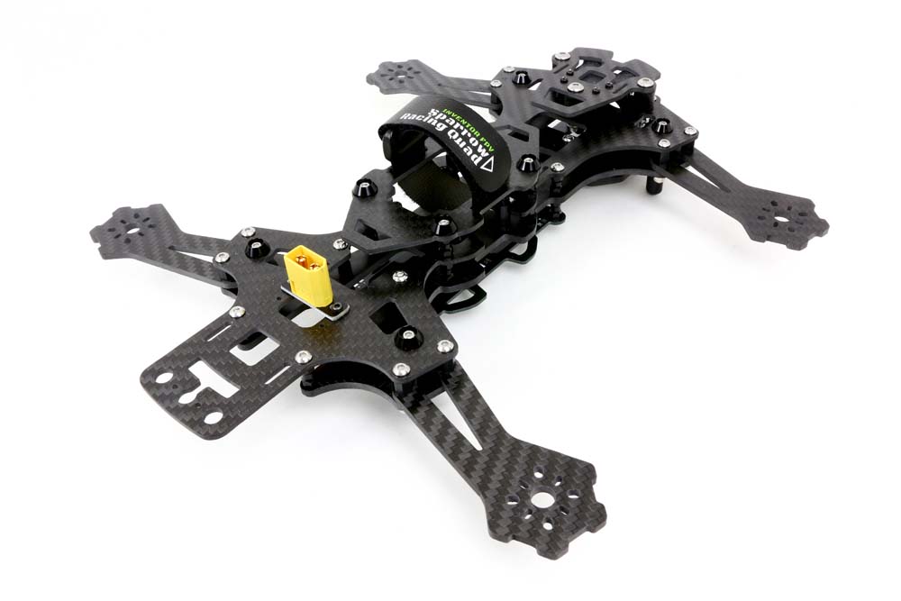 quadquestions sparrow racing quad r4.1 vibration isolated back right