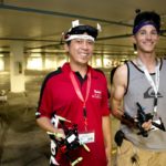 Lester Kahn & friend at the 2015 Las Vegas Underground Drone Races