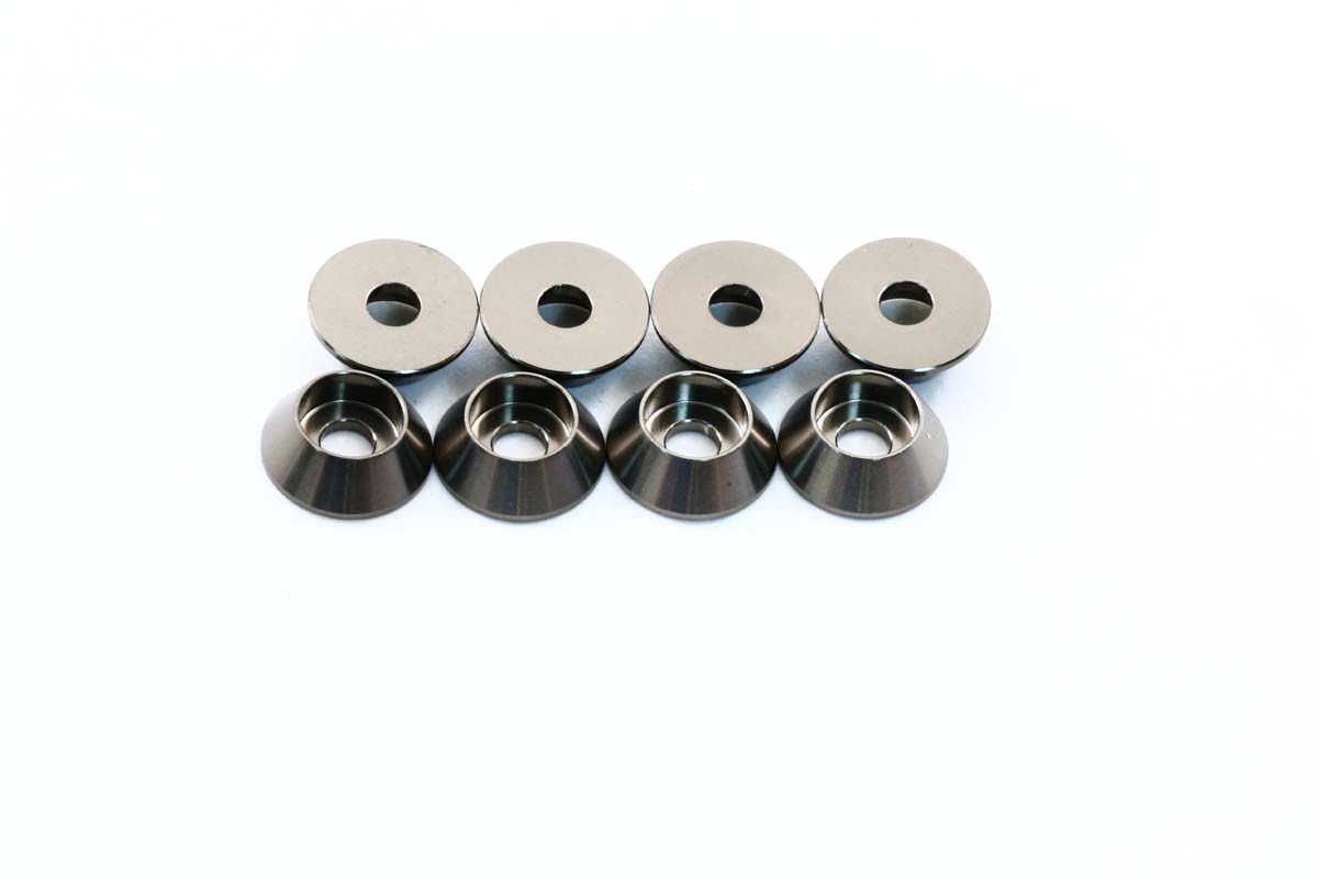 Sparrow Washers- colored washer for quadcopter bolts- gunmetal grey