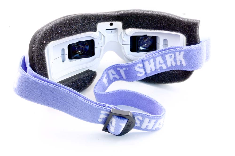 Fatshark Dominator V3 Goggles for FPV flight comfortable Ski Goggle-like wearability.