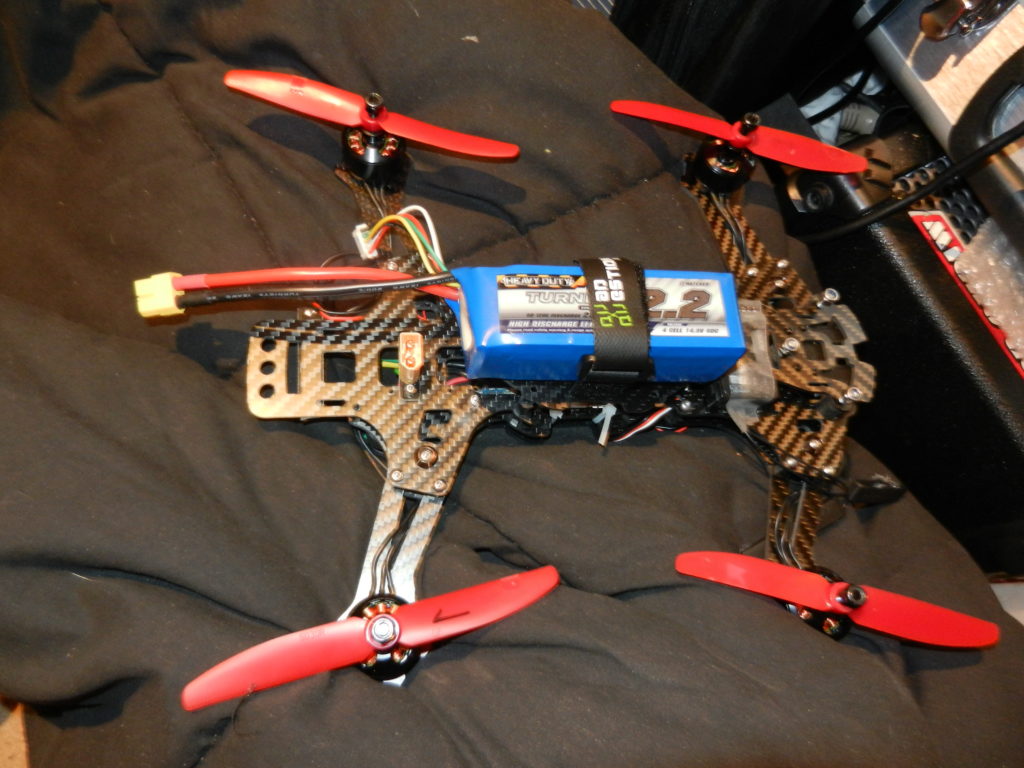 As of this date 5FEB16, i have my sparrow build completed, but having communication issues with the naze32 Rev6 which anthony is assisting me with.  When the new usb cable arrives, hopefully i'll have it out flying soon after and the FPV cam and transmitter can be mounted.