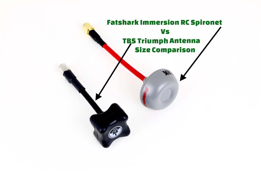 TBS Triumph vs Immersion RC Spironet Antenna