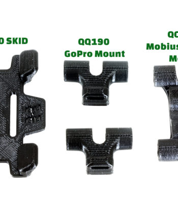 black colorfabb QQ190 Falcon 3D parts kit.