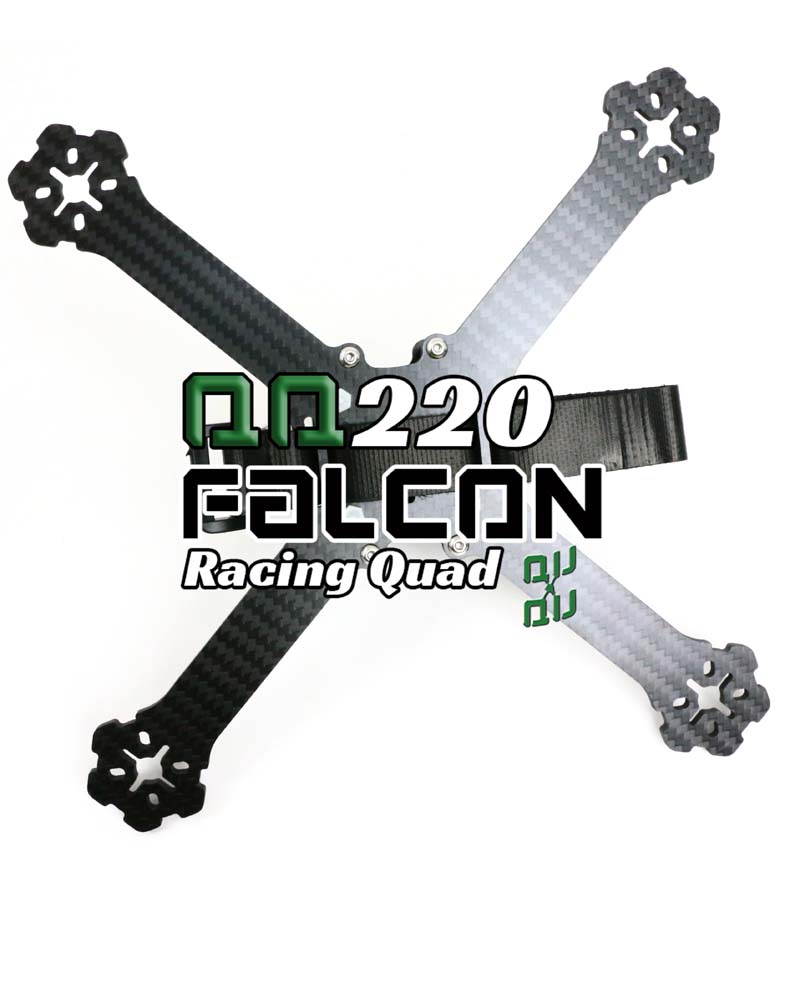 QQ220 Falcon Racing Quadcopter Frame bottom view
