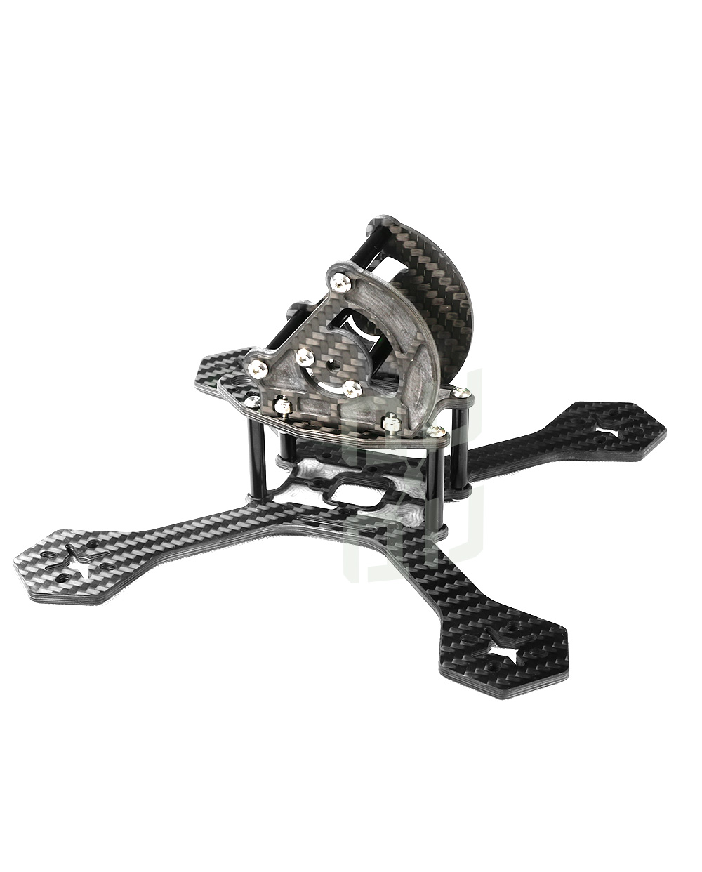 QQ166 4" Racing Drone X-style frame available from QuadQuestions.com right side