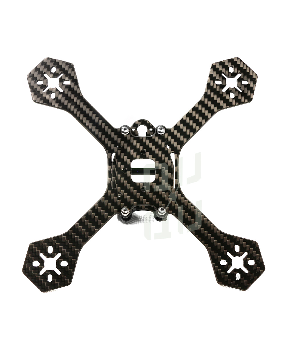 QQ166 4" Racing Drone X-style frame available from QuadQuestions.com bottom view