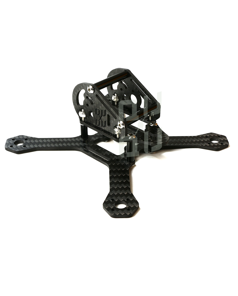 qq130 fully built 3" Racing Drone frame by QuadQuestions rear left view 2