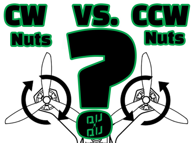 CW vs CCW nuts