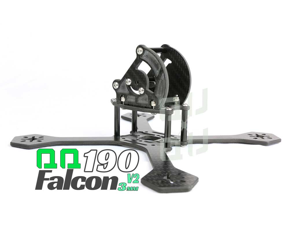 3mm QQ190 Falcon Racing Drone frame side view