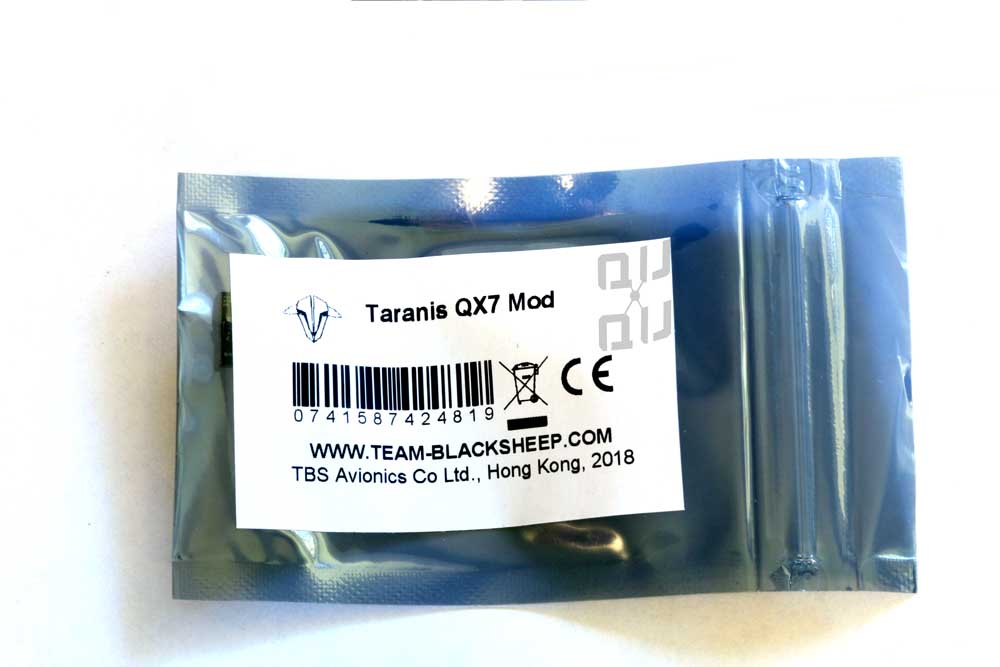 Taranis QX7 mod for TBS Crossfire Micro Transmitter